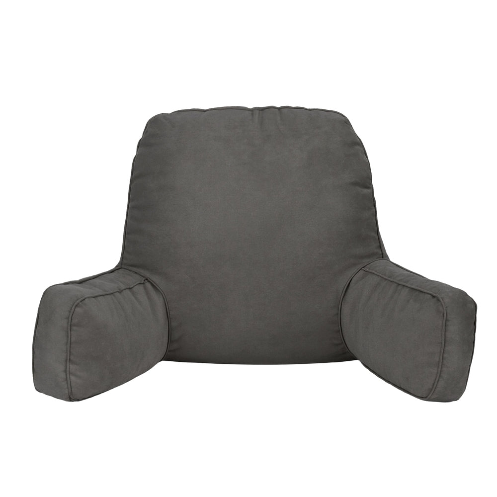 Reading Pillow Back Rest Lumbar Support Cushion - Grey