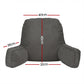 Reading Pillow Back Rest Lumbar Support Cushion - Grey