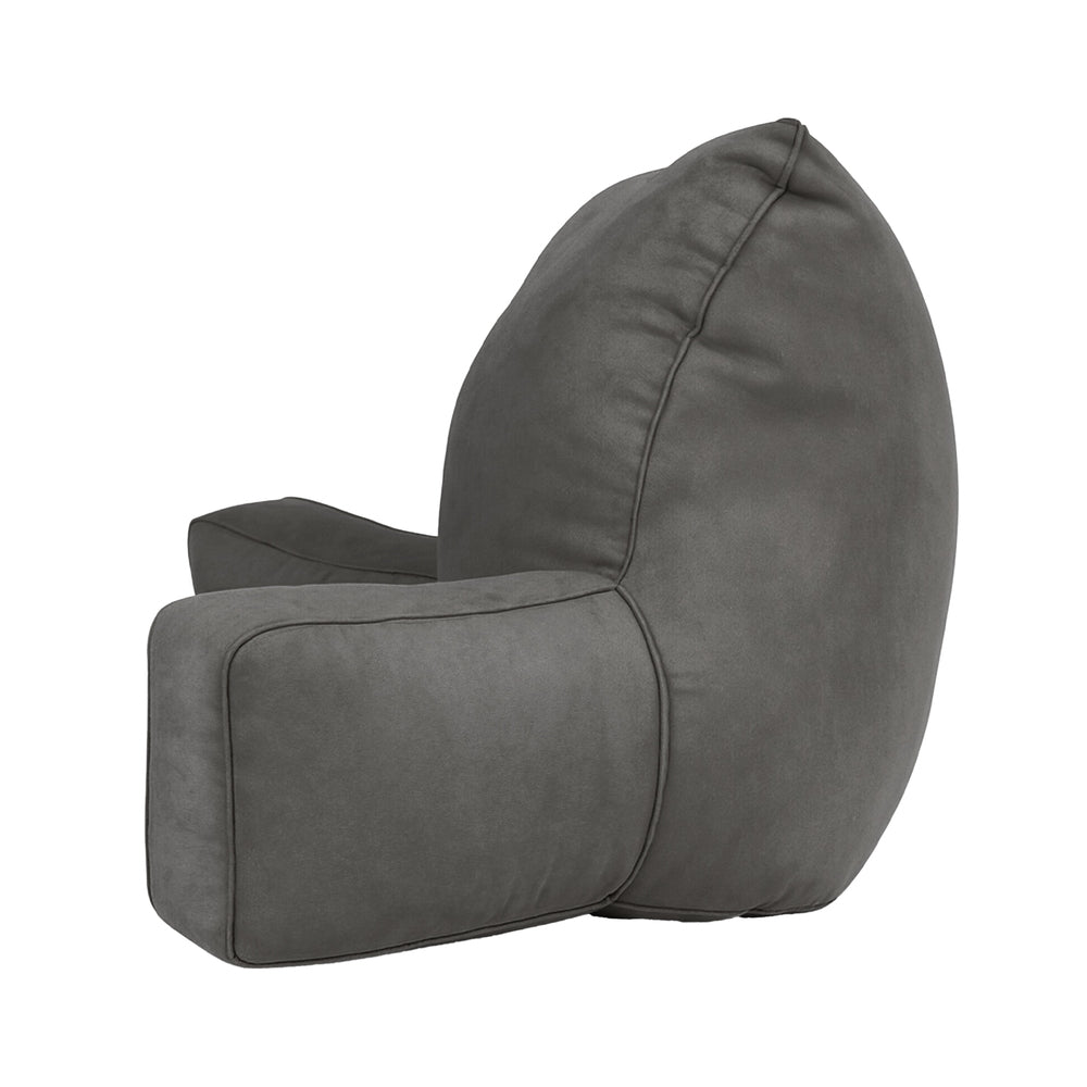 Reading Pillow Back Rest Lumbar Support Cushion - Grey