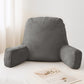 Reading Pillow Back Rest Lumbar Support Cushion - Grey