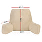 Reading Pillow Back Rest Lumbar Support Cushion - Oatmeal