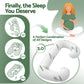 Giselle Bedding Pregnancy Pillow for Side Sleepers C-Shaped Body Pillow with Bamboo Fiber Cover, Maternity Pillow for Full Body Support, Belly and Waist Comfort