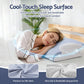 Memory Foam Pillow Ergonomic Contour - Blue