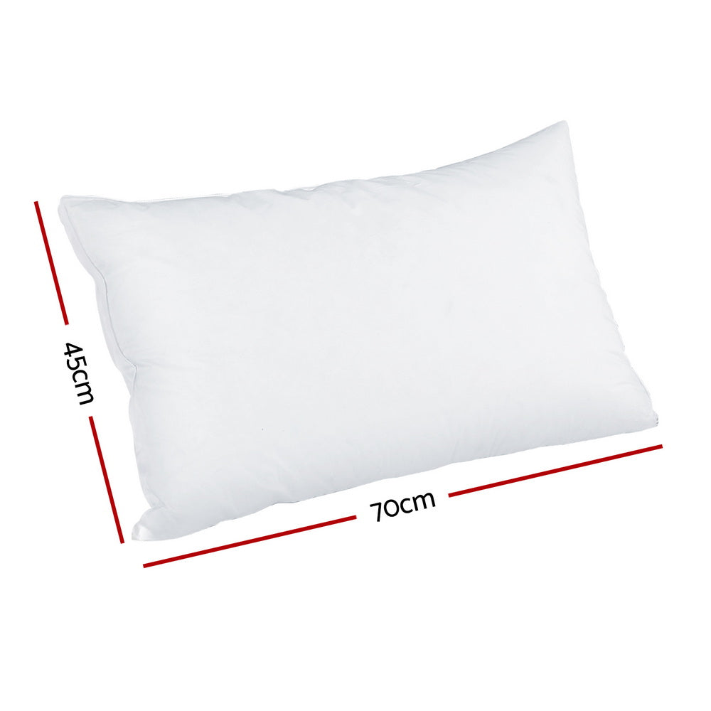 Shredded Memory Foam Pillow Adjustable Loft - White
