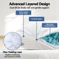 Shredded Memory Foam Pillow Adjustable Loft - White