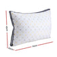 Set of 2 Pillows Microfibre - White