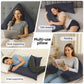 V Shape Pillow Boomerang Nursing Body Cushion Grey
