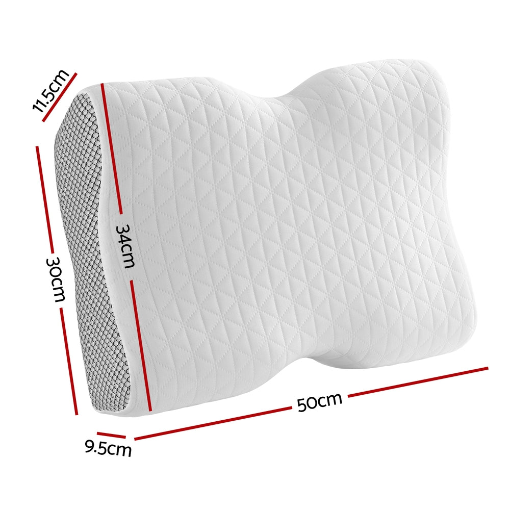 Premium Memory Foam Pillow Contour Neck