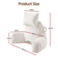 Giselle Bedding Reading Pillow with Detachable Neck Roll & Armrests Sit Up Pillow for Bed Back Support Pillow for Watching TV & Gaming Beige