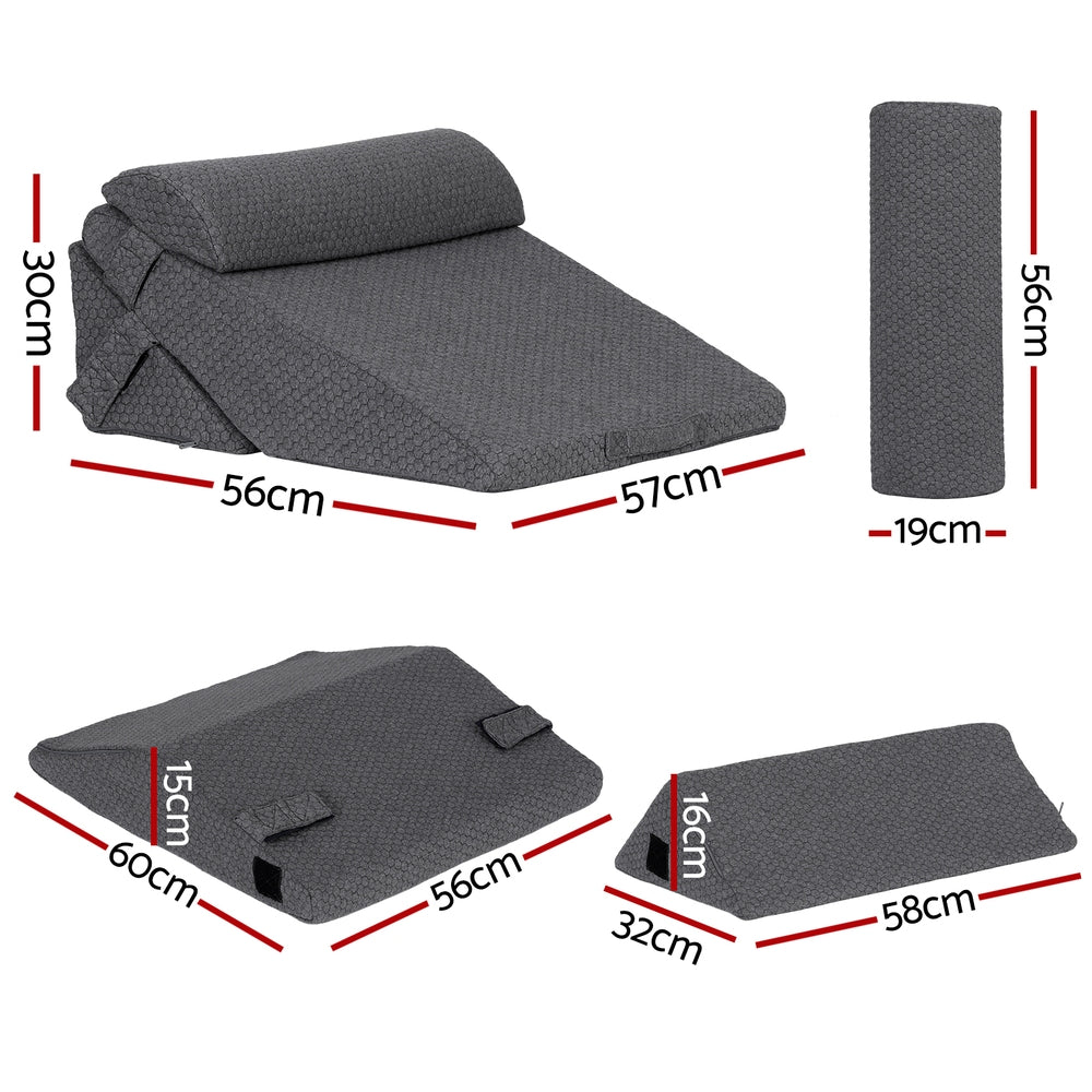 Adjustable Wedge Pillow - Grey