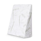 Wedge Pillow Gel Memory Foam Ergonomic Support Bamboo Cover - White
