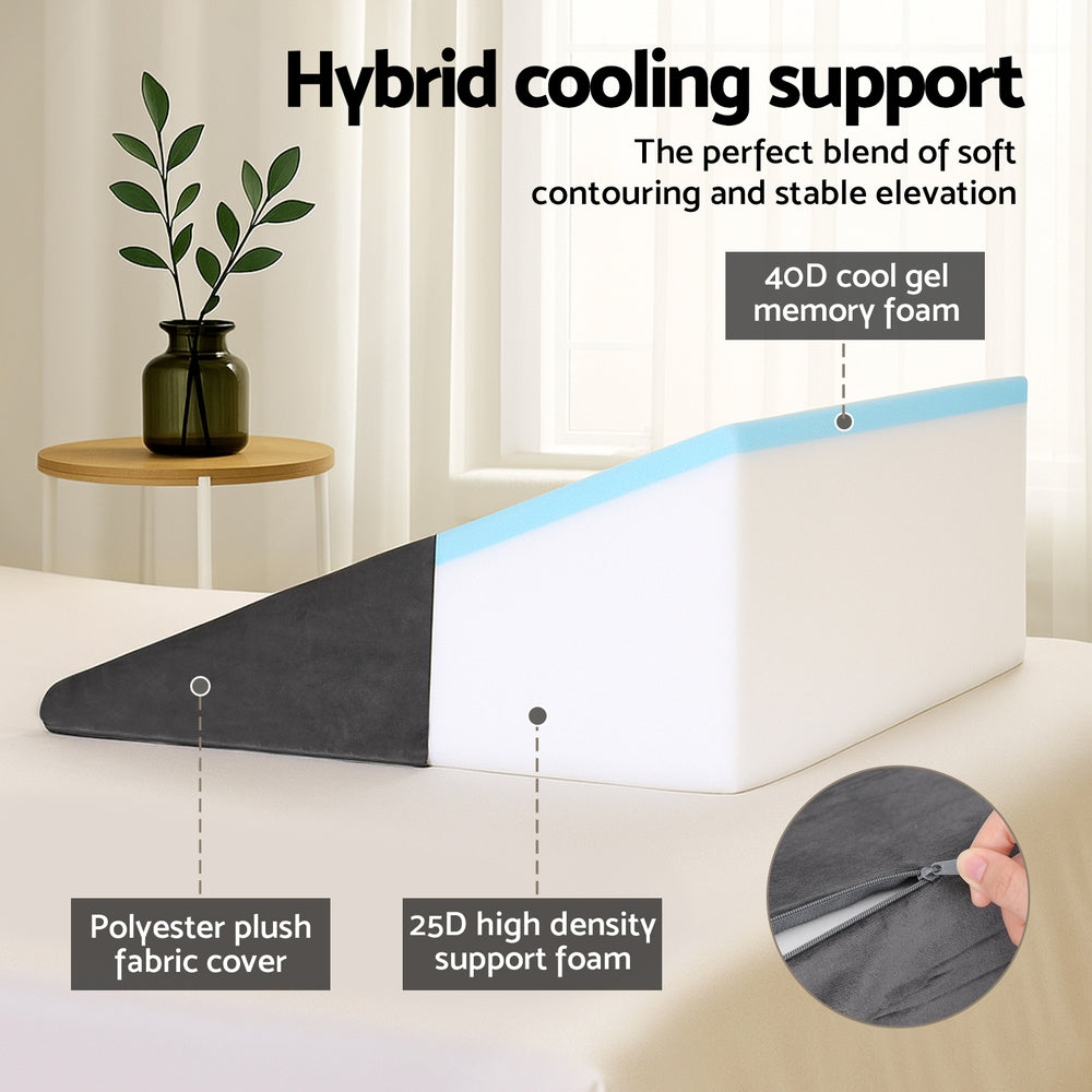 Wedge Pillow - Grey
