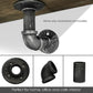 Wall Shelves Industrial Display Bookshelf DIY Pipe Shelf Rustic Brackets