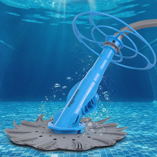 Vacuum Pool Cleaner Automatic Swimming Pool Floor Climb Wall Grey