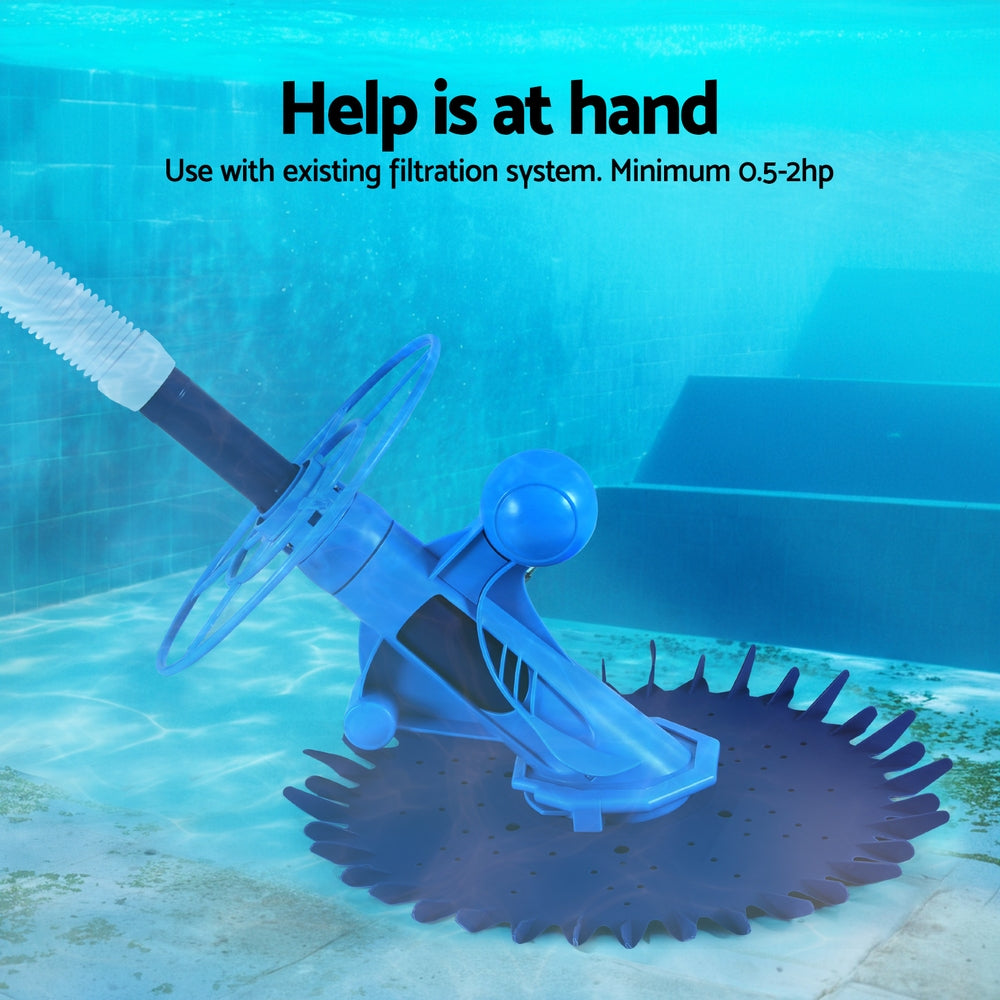 Pool Cleaner Automatic Vacuum Swimming Pool Floor Climb Wall 10M