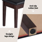 Piano Bench Stool with Storage Wooden PU Leather
