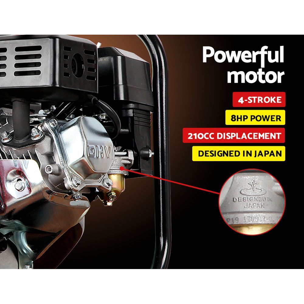 2inch High Flow Water Pump 210cc - Black & Red