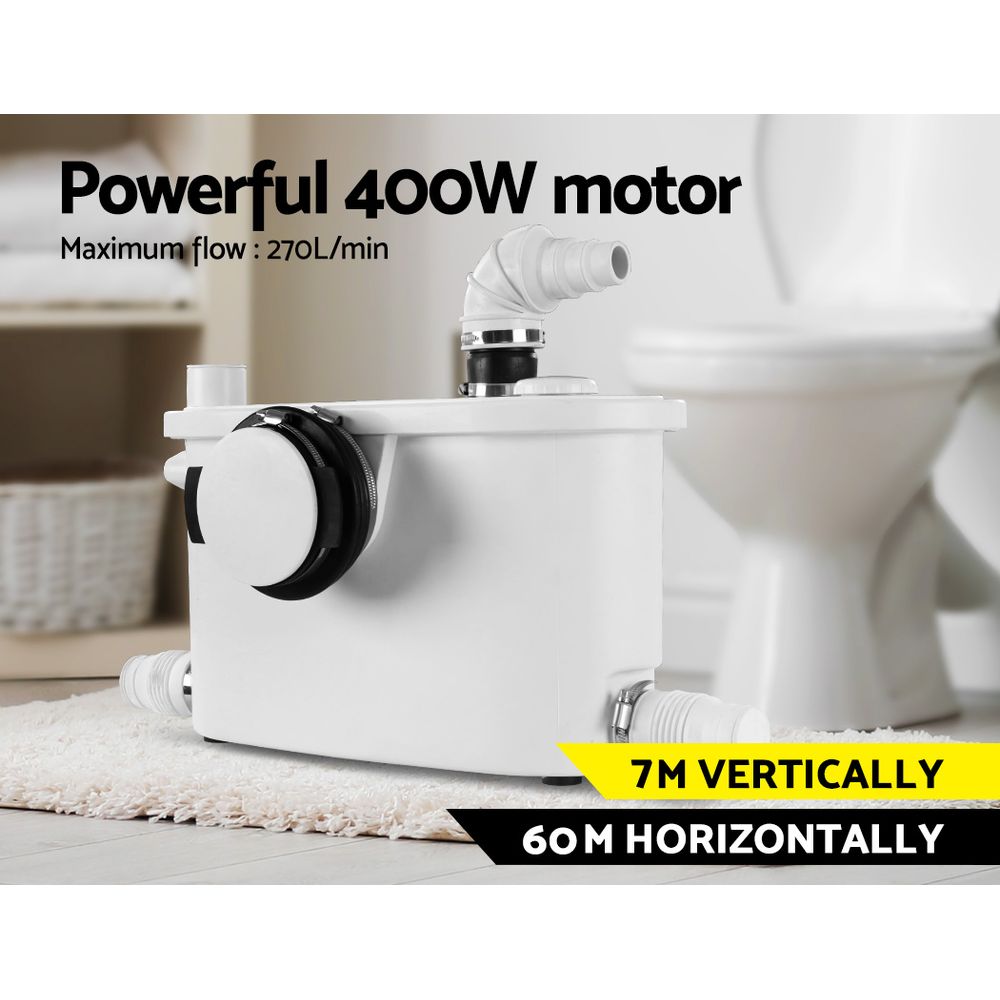 Sewerage Pump Waste Toilet Sewage Water Disposal Marine Basement Clean
