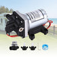 12V Water Pump High Pressure Fast Self Priming 11.3L with Auto Switch for RV Caravan Boat