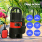 750W Water Pump Dirty Submersible Sump Swim Pool Flooding Pond Clean