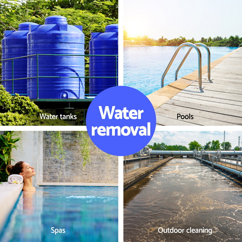 750W Water Pump Dirty Submersible Sump Swim Pool Flooding Pond Clean