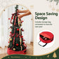 5ft 160cm Pop Up Christmas Tree Pre Decorated Artificial Christmas Tree