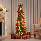 5ft 160cm Pop Up Christmas Tree Pre Decorated Artificial Christmas Tree