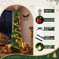 5ft 160cm Pop Up Christmas Tree Pre Decorated Warm White LED