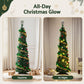 5ft 160cm Pop Up Christmas Tree Pre Decorated Warm White LED