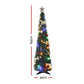 5ft 155cm Pop Up Christmas Tree Pre Decorated Multicolour LED
