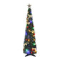 5ft 155cm Pop Up Christmas Tree Pre Decorated Multicolour LED