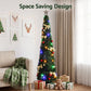 5ft 155cm Pop Up Christmas Tree Pre Decorated Multicolour LED