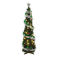 5ft 155cm Pop Up Christmas Tree Pre Decorated Warm White LED