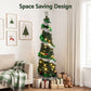 5ft 155cm Pop Up Christmas Tree Pre Decorated Warm White LED