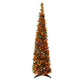 5ft 160cm 160cm Pop Up Christmas Tree Artificial Christmas Tree Golden Maple Leaf