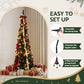 6.5ft 197cm Pop Up Christmas Tree Pre Decorated Artificial Christmas Tree