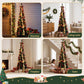 6.5ft 197cm Pop Up Christmas Tree Pre Decorated Artificial Christmas Tree