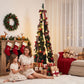 6.5ft 197cm Pop Up Christmas Tree Pre Decorated Artificial Christmas Tree