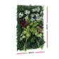 Set of 4 Artificial Plant Wall Panels 40X60CM Boxwood Panel Flower Backdrop Backyard Green Decor