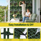 Set of 4 Artificial Plant Wall Panels 40X60CM Boxwood Panel Flower Backdrop Backyard Green Decor