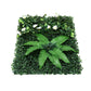 Set of 4 Artificial Plant Wall Panels 40X60CM Boxwood Panel Leaf Backdrop Backyard Green Decor