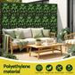 Set of 4 Artificial Plant Wall Panels 40X60CM Boxwood Panel Leaf Backdrop Backyard Green Decor
