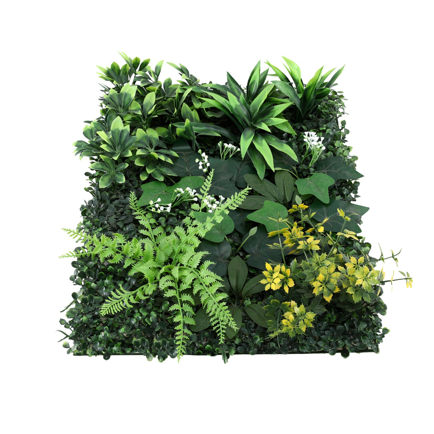 Set of 4 Artificial Plant Wall Panels 40X60CM Boxwood Panel Backyard Hedge Grass Backdrop Green Decor
