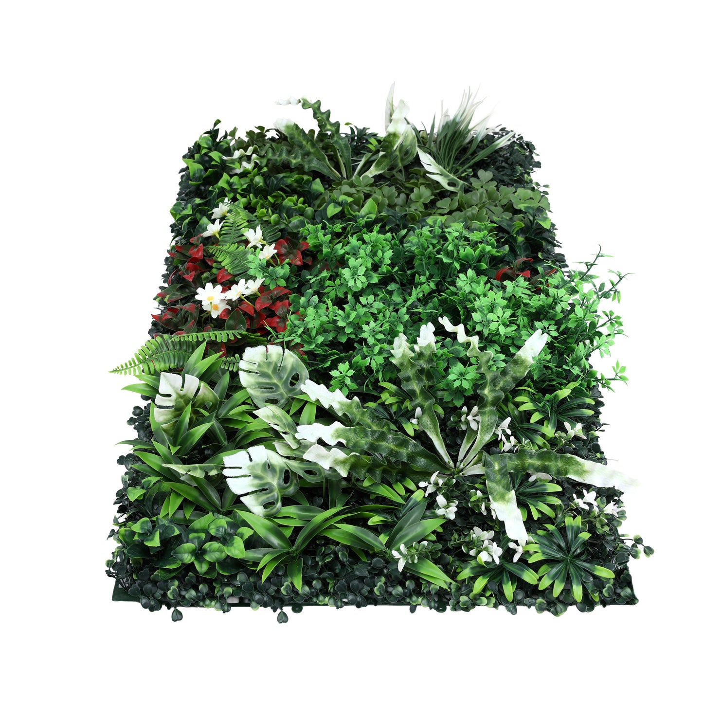 Artificial Plant Wall Panels 50X100CM Boxwood Panel Hedge Grass Backdrop Green Decor Backyard