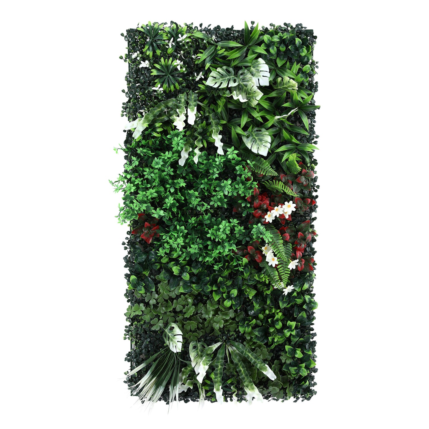 Artificial Plant Wall Panels 50X100CM Boxwood Panel Hedge Grass Backdrop Green Decor Backyard