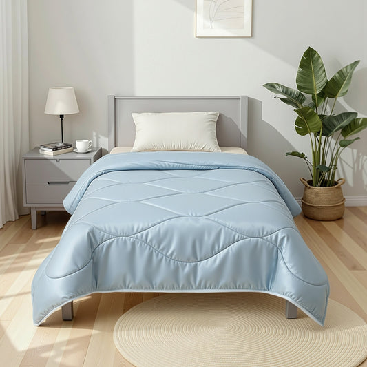Single Giselle Tencel Quilt 200GSM Summer Quilts Comforter Doona Light Weight Soft Throw Blanket