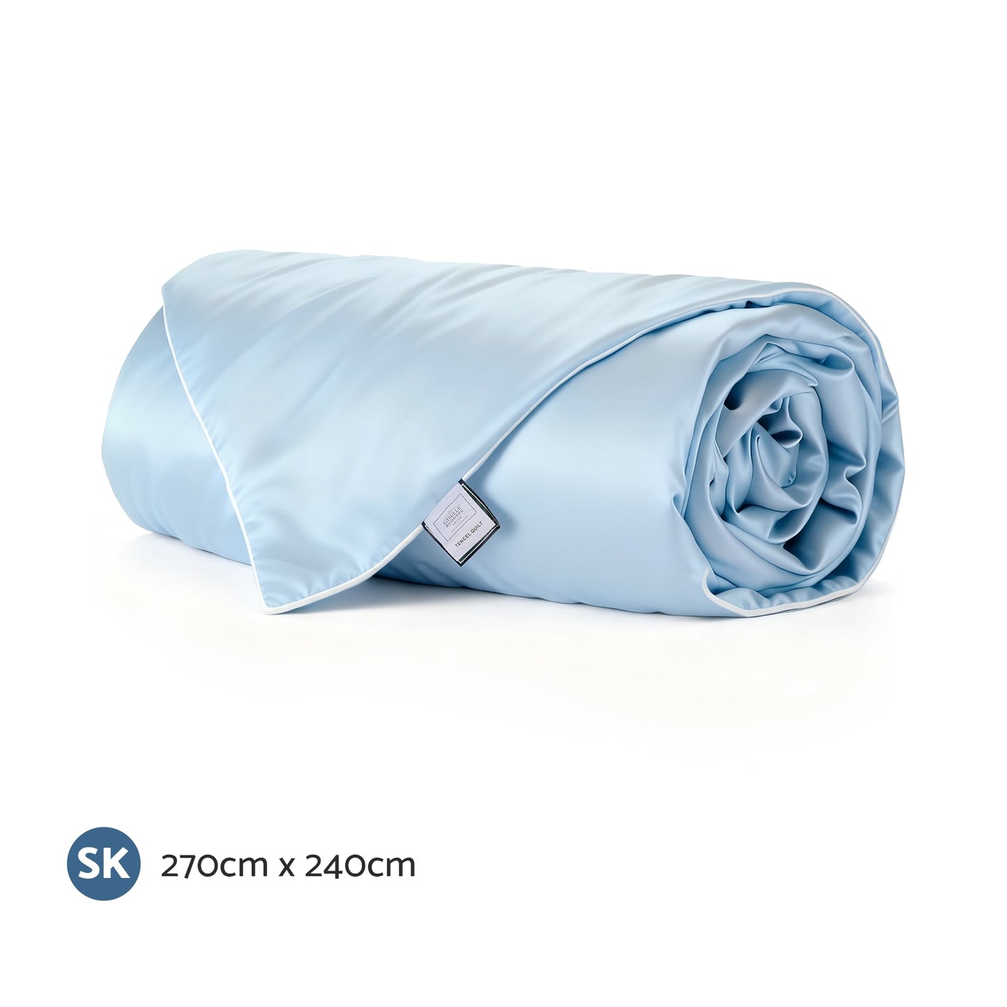 Super King Giselle Tencel Quilt 200GSM Summer Quilts Comforter Doona Light Weight Soft Throw Blanket