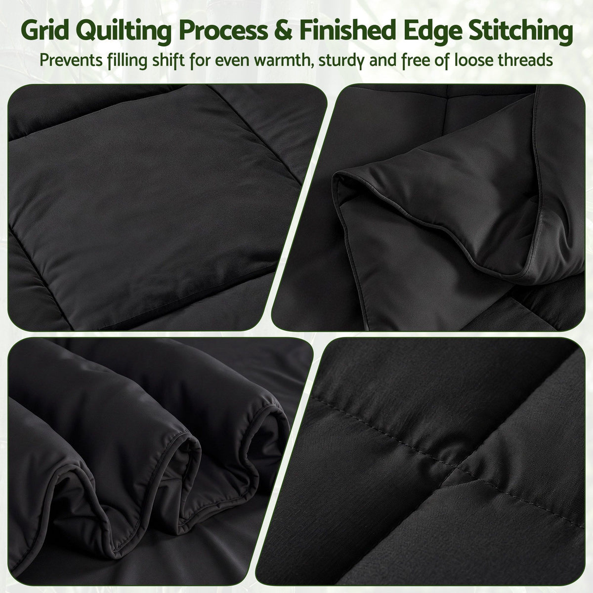 Queen Giselle 200GSM Bamboo Microfibre Quilt Lightweight All Season Doona Duvet