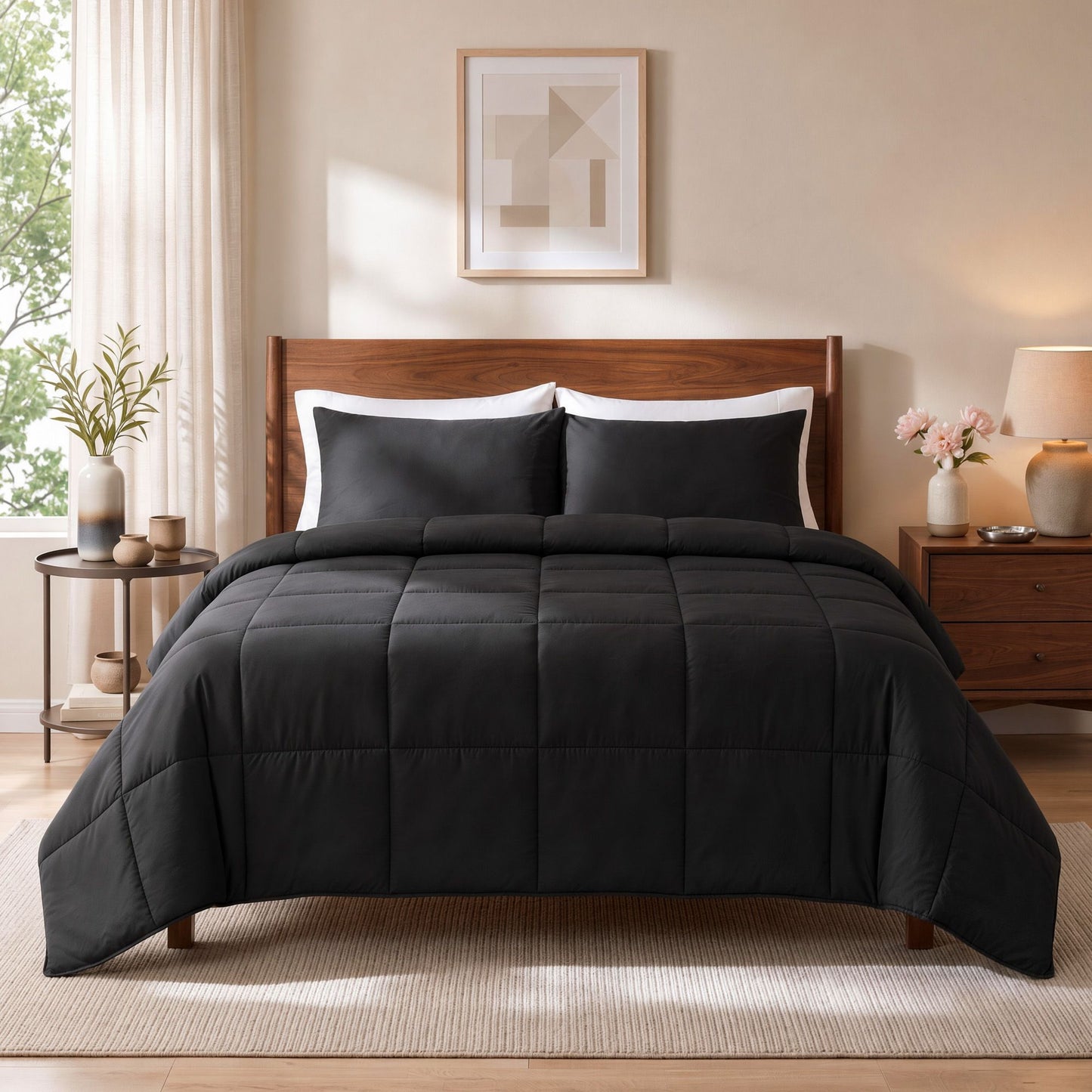 Super King Giselle 200GSM Bamboo Microfibre Quilt Lightweight All Season Doona