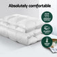 Single Giselle Bedding 700GSM Duck Down Feather Quilt Duvet Doona Winter Blanket